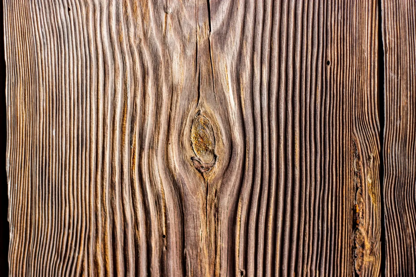 Detail dřevní kresby s výrazným sukem