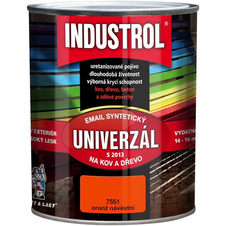 Industrol uni 7551 oranž návěstní 0.75l BAUMAX