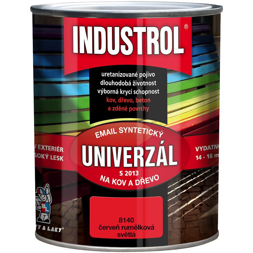 Industrol uni 8140 červeň rumělková světlá 0.75l BAUMAX