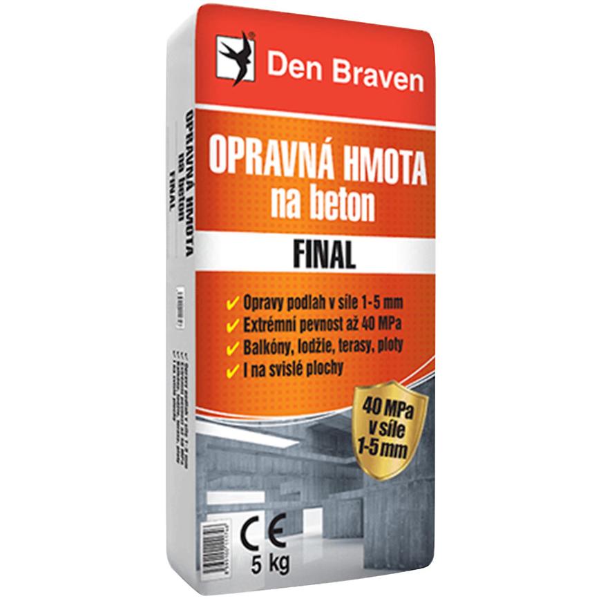 Opravná hmota na beton FINAL 5 kg Den Braven