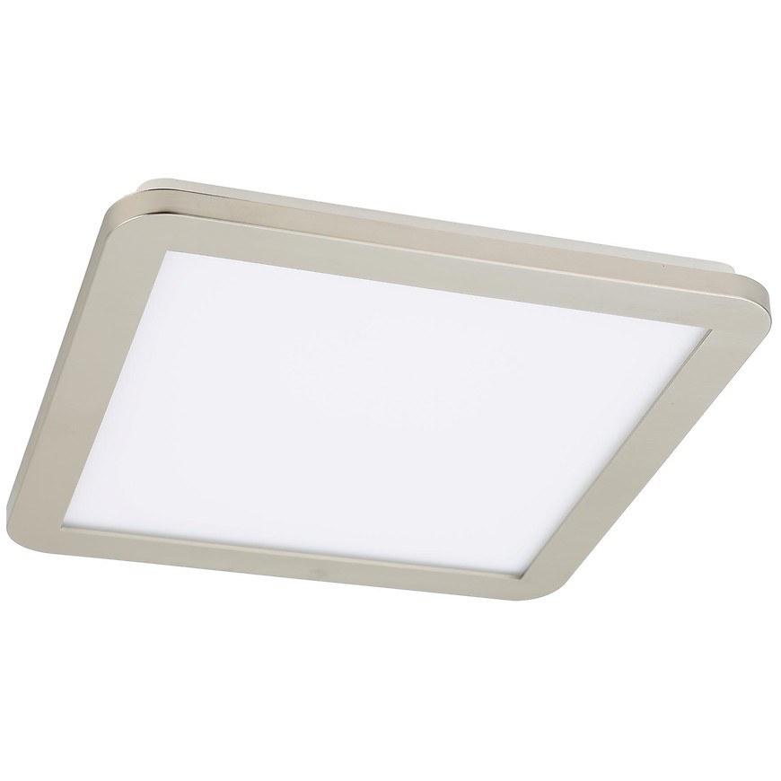 Stropní svítidlo Nexit Plafon 30x30 18w Led Ip44 Satyna+Bílá 3000k BAUMAX