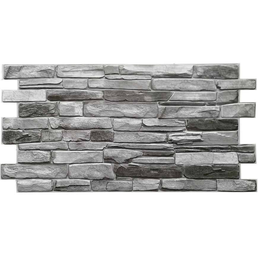 Nástěnný panel PVC Grey Stone 980x498cm BAUMAX