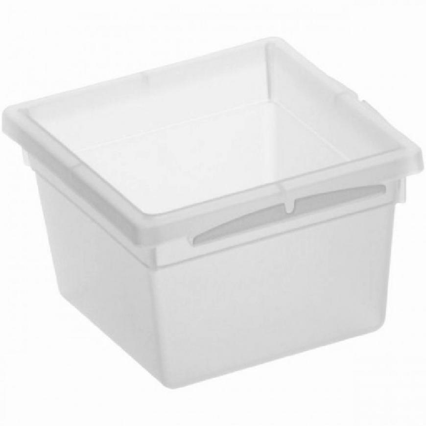 Organizér do zásuvky 8x8cm Basic průhledný BAUMAX