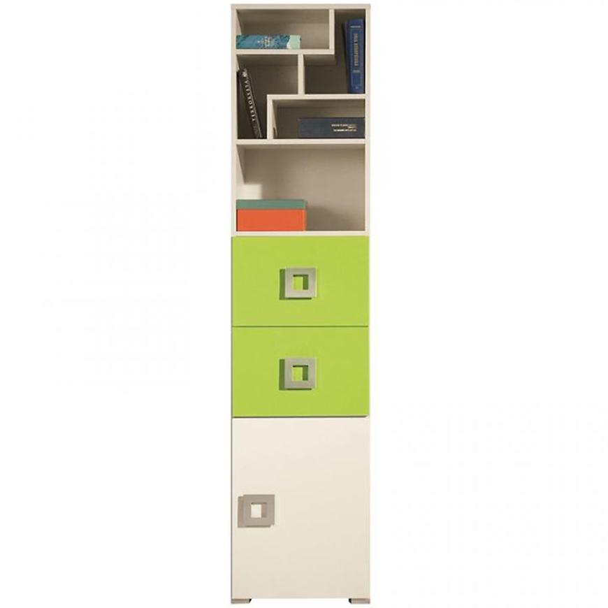 Regál Labirynt 45cm Krémová/Lime BAUMAX