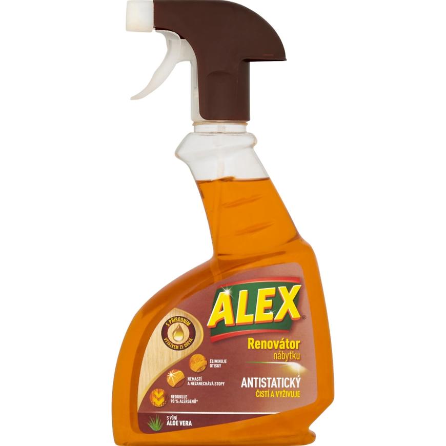 Renovátor nábytku Alex antistatický s vůní aloe vera 375 ml ALEX