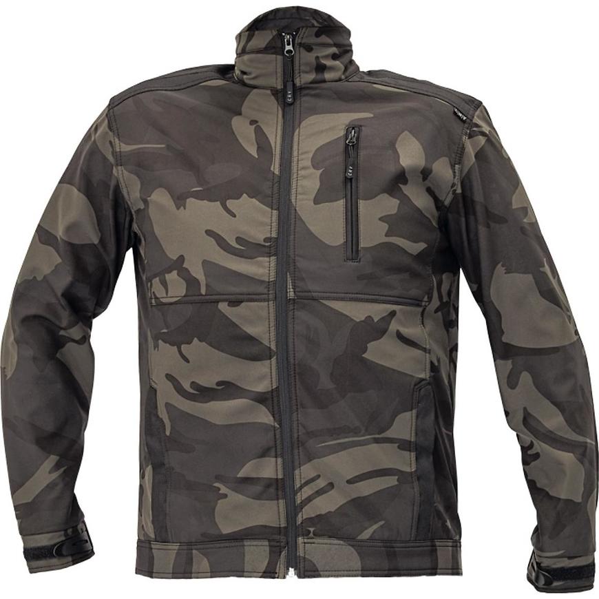 Bunda softshell Crambe camouflage 2XL Cerva