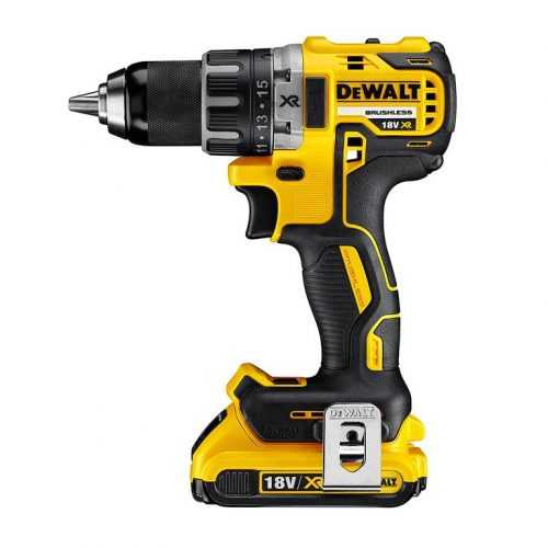 DeWALT DCD791D2 bezuhlíková aku vrtačka XR 18V 2x2.0Ah