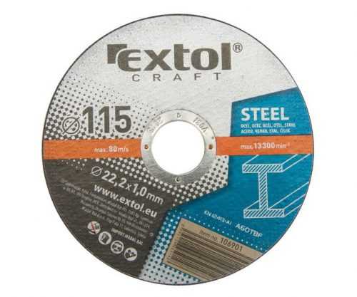 Kotouč na ocel řezný 5ks Extol Craft - 125x1