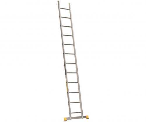 Alve Forte jednoduchý opěrný hliníkový žebřík - 1x12 příček 354cm FORTE 8112