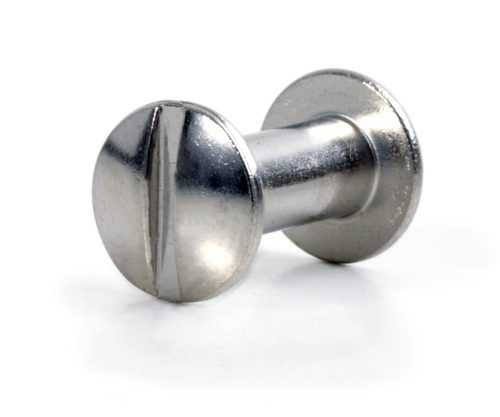 Šroub knihařský nikl - M4x10mm