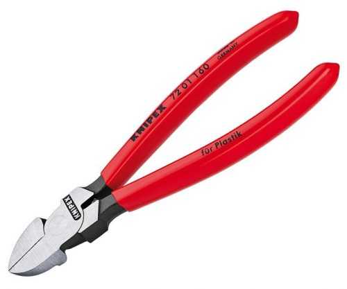 Kleště štípací na umělou hmotu Knipex 72 01 - 180mm 72 01 180