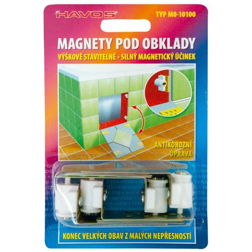 Magnety pod obklady stavitelné