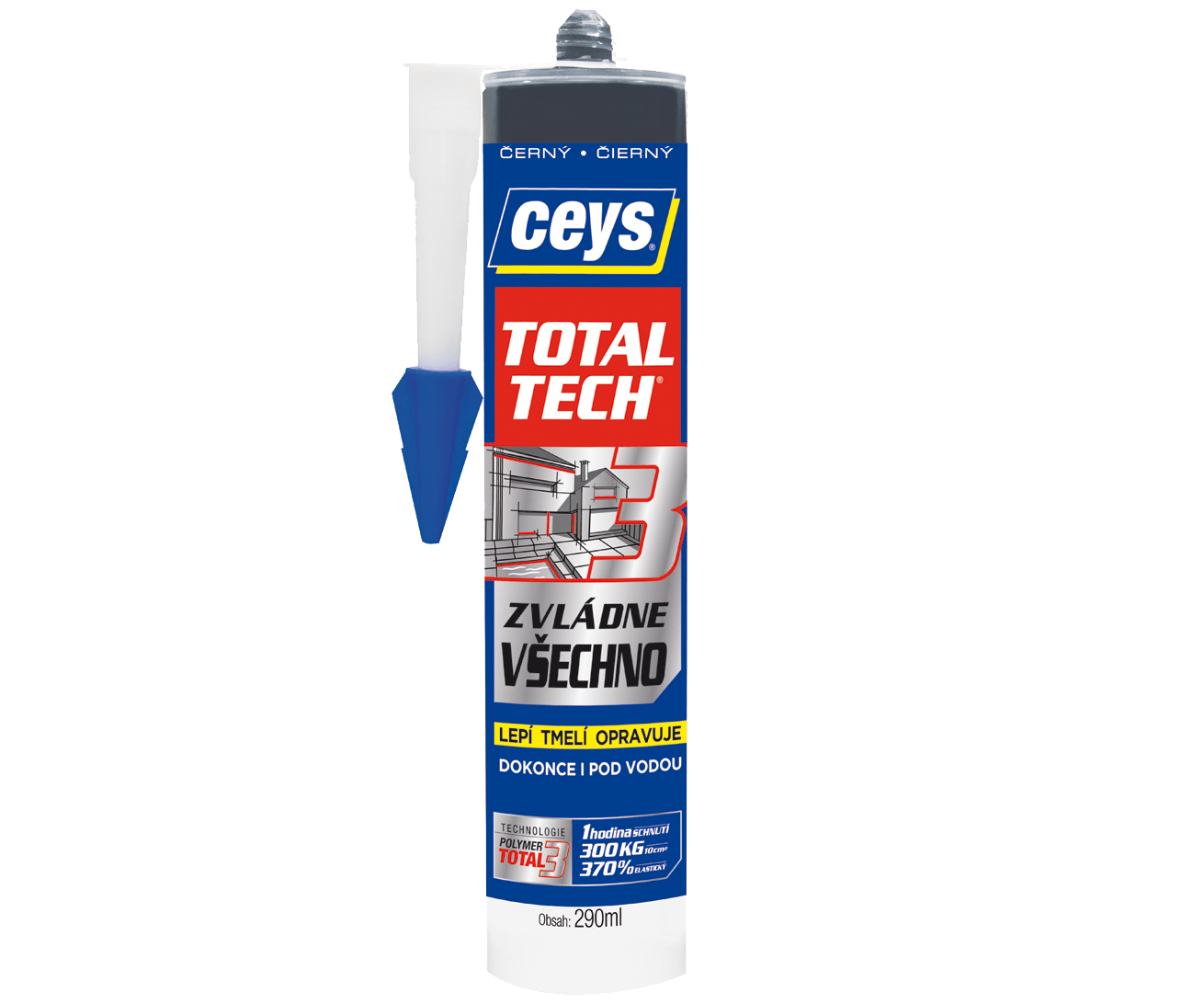 Lepidlo Ceys Total Tech - 290ml černé