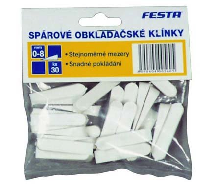 Klínky obkladačské - 0-8mm/30ks