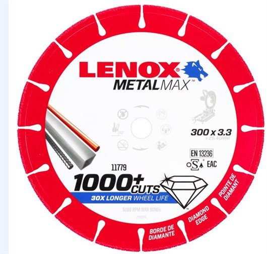 Kotouč diamantový řezný Metalmax Lenox - CH 300x25