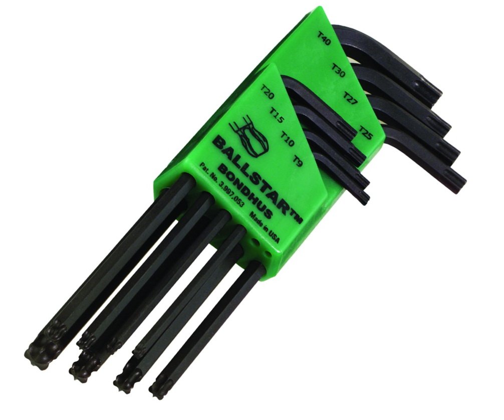 Sada torx L-klíčů 8ks T9-T40 LTX 8 Bondhus 11332