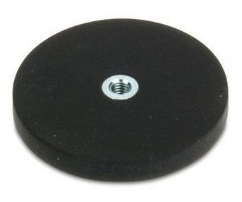 Magnet pogumovaný se závitem neodym - 22x6mm M4