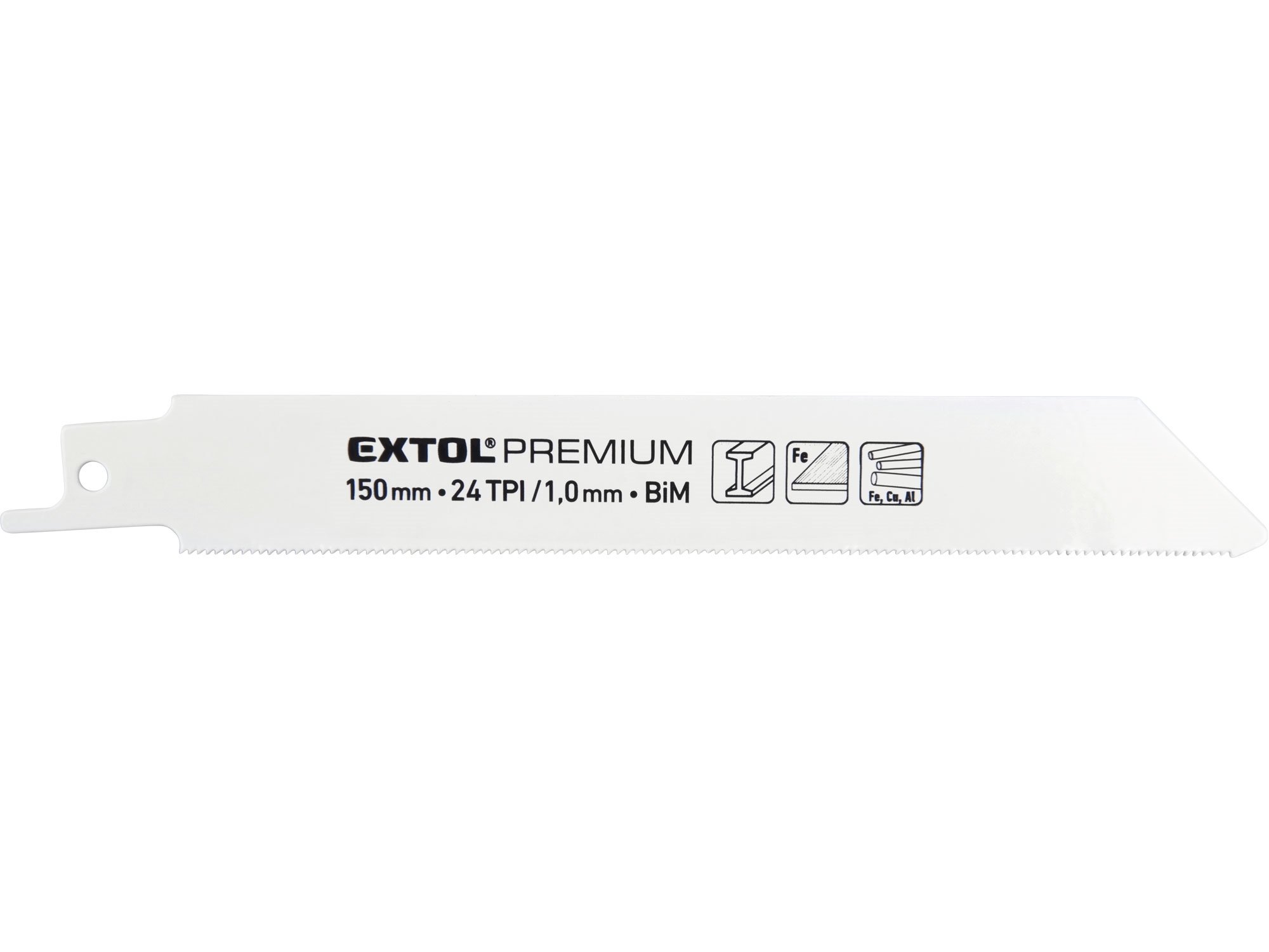 List do pily ocasky 3ks 150mm kov Extol Premium 8806204