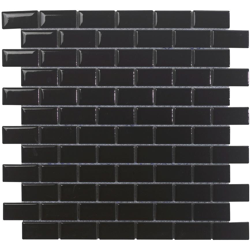 Mozaika 09319 Metro Black Pol 30/30 EURO STONE