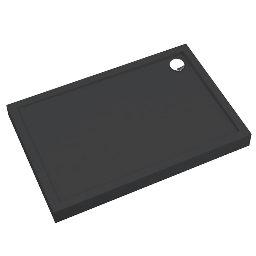 Vanička obdélníková Black Mat 90x120x12 Espera Plus AQM4647CMG SCHEDPOL