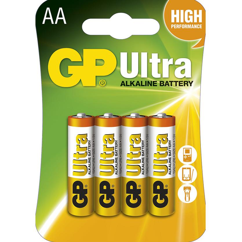 Alkalická baterie GP Ultra AA (LR6)