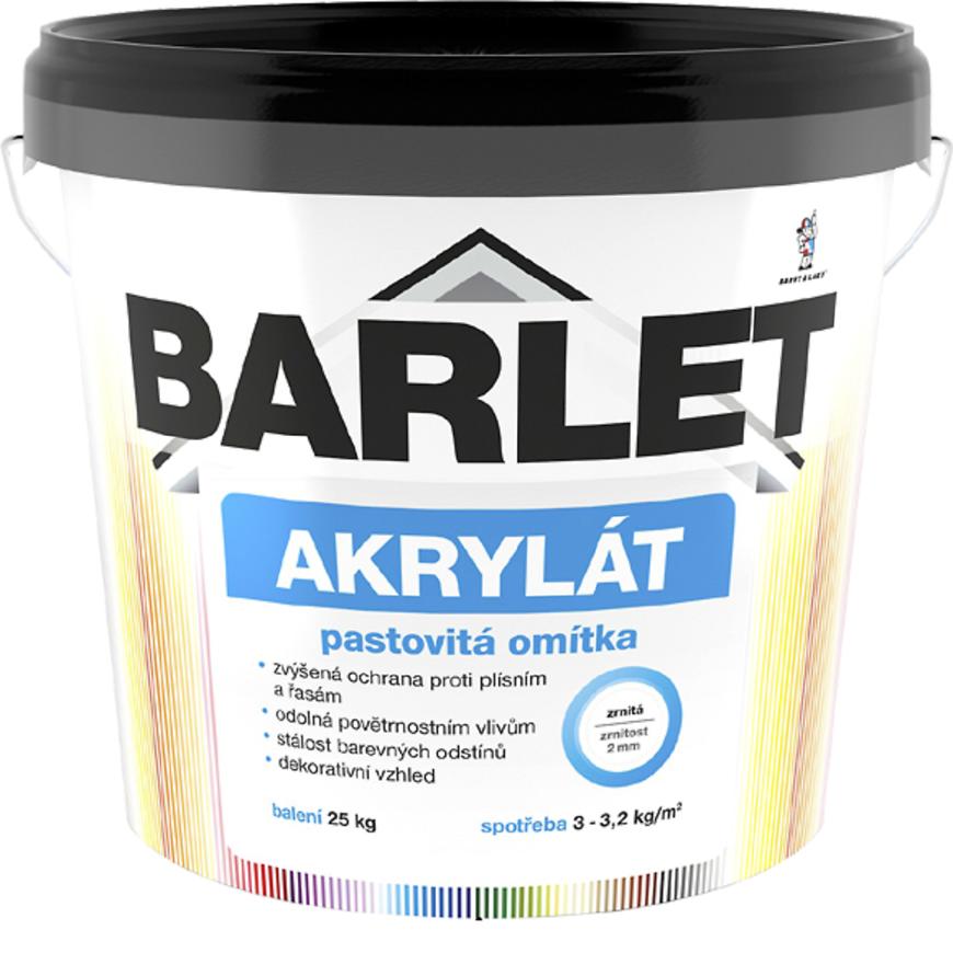 Barlet akrylát zrnitá omítka 2mm 25kg 2213 Barlet