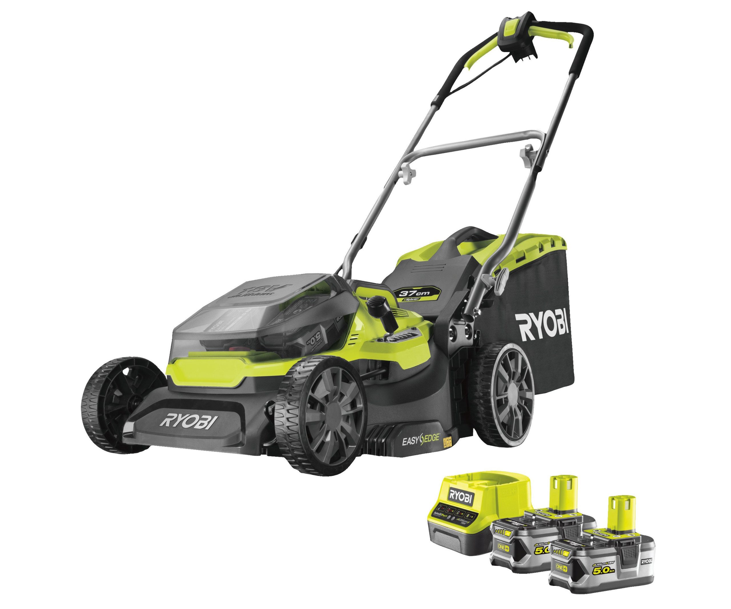 Ryobi RY18LMH37A-250 ONE+ aku sekačka 2x5.0Ah