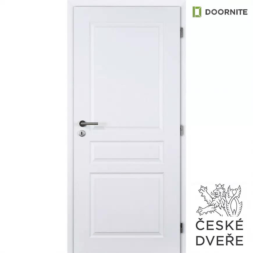 Interiérové dveře Troja plné 80P bílé DOORNITE