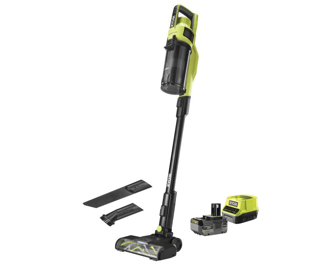 Ryobi RSV18BL-1C40G ONE+ aku tyčový vysavač 1x4.0Ah