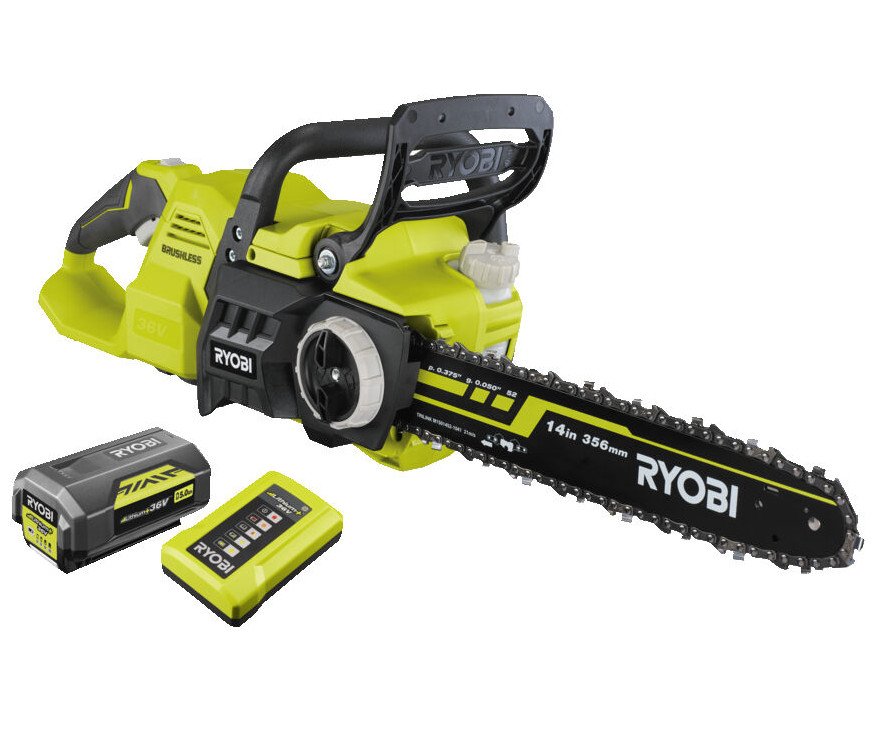 Ryobi RY36CSX35A-150 36V MAX POWER aku řetězová pila 1x5.0Ah