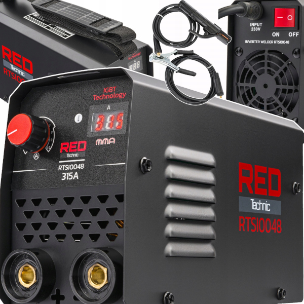 POWERMAT Invertorová svářečka MMA 315A RTSI0048 RED TECHNIC