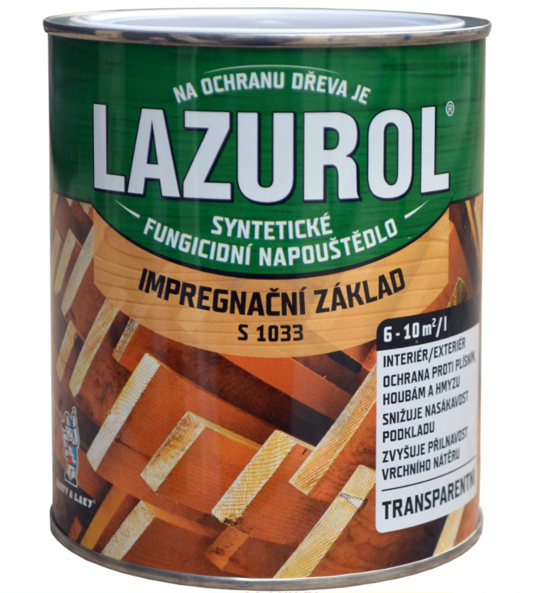 Základ impregnační čirý S1033 Lazurol - 2