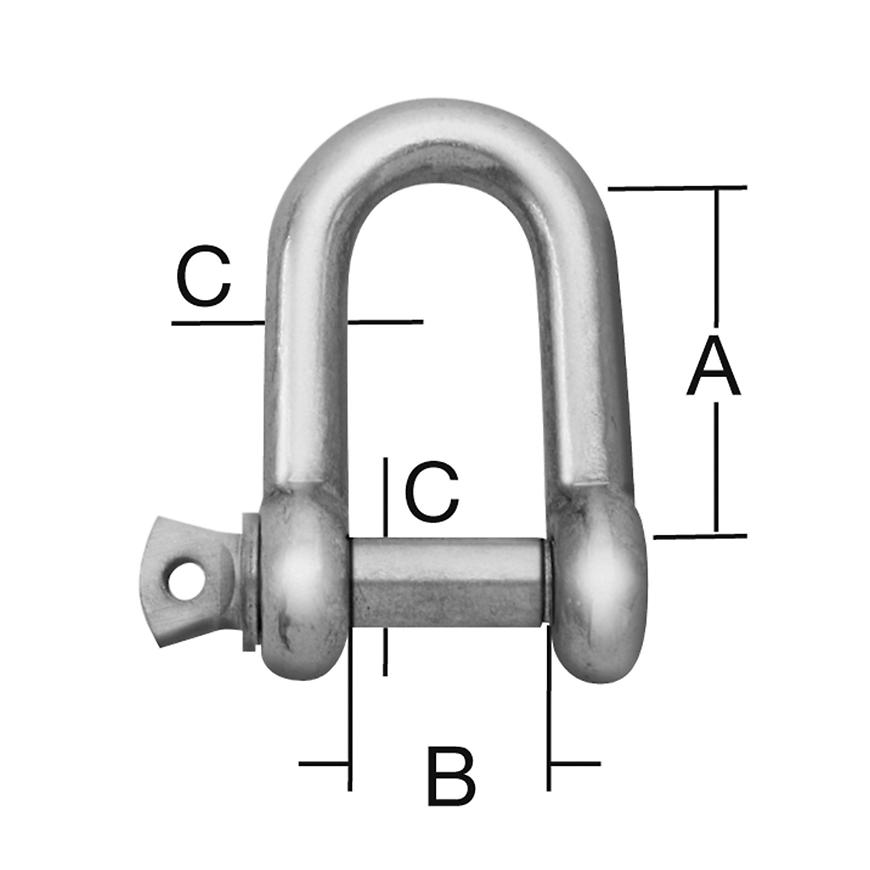 D-třmen 56 x 28 x 14 mm zn 1 ks Vormann