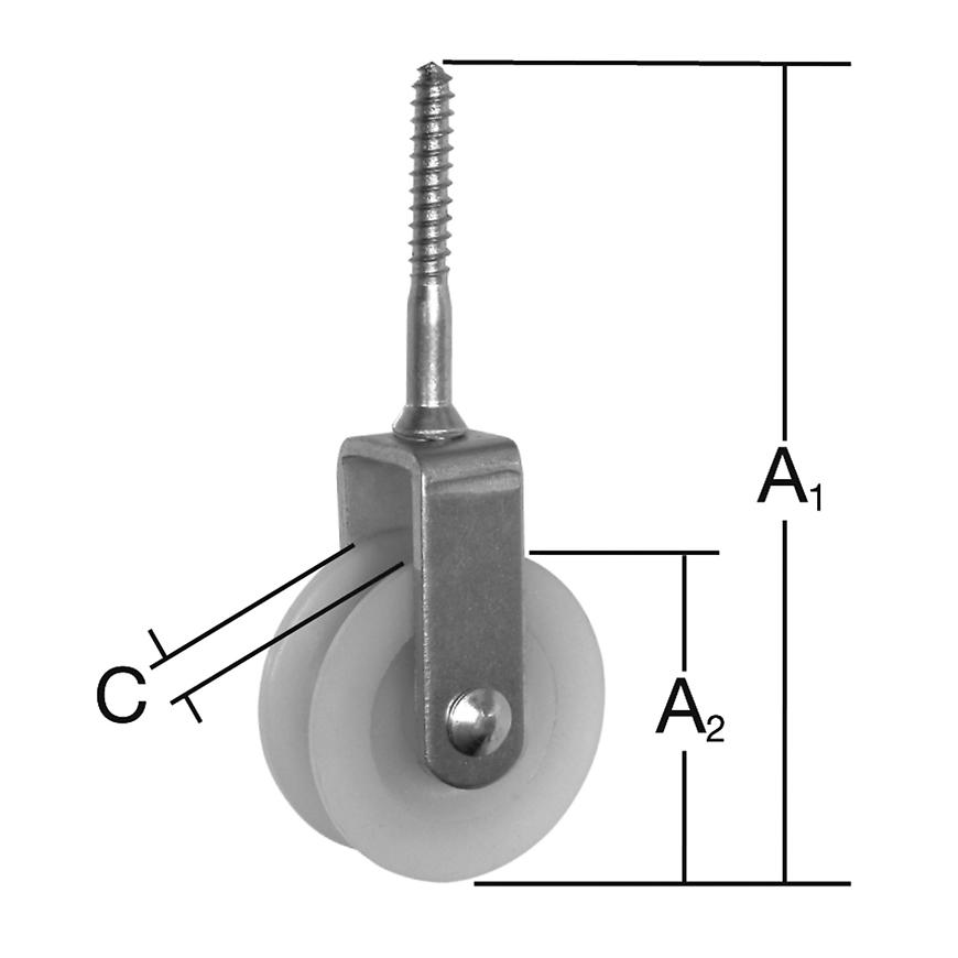 Kladka 90 x 30 x 6 mm zn 1 ks Vormann