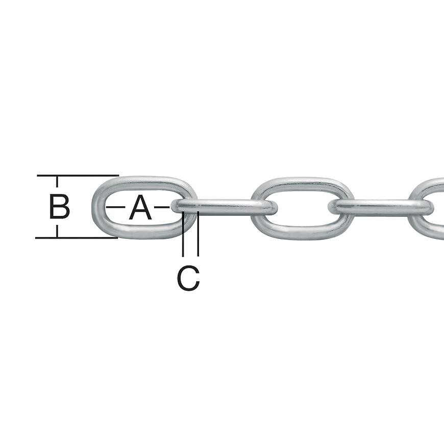 Řetěz ocel a 2mm zn Vormann