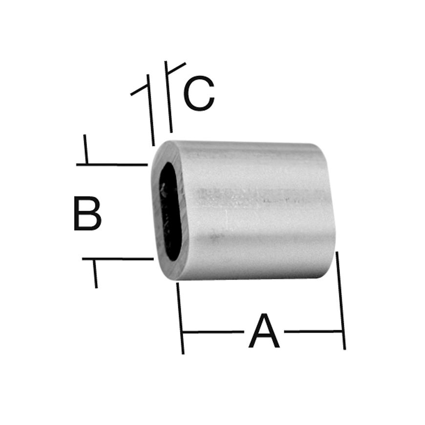 Svorka lanová 2 mm AL 10 ks Vormann