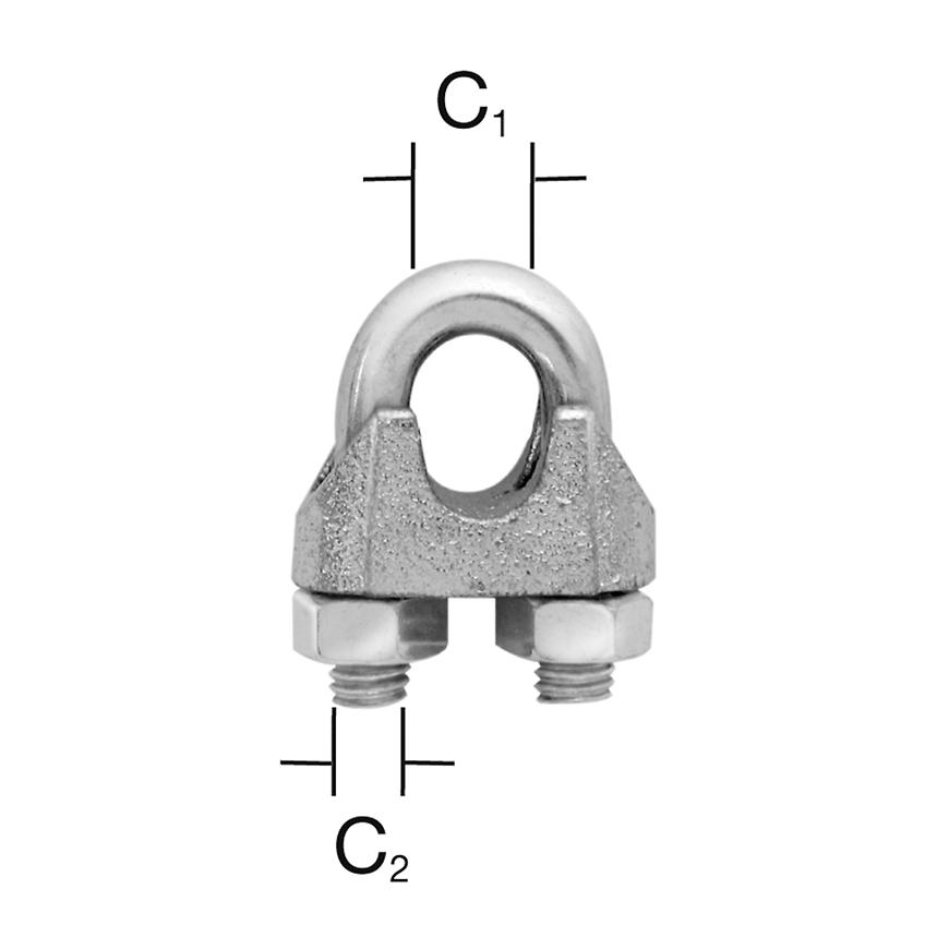 Svorka lanová 4 mm ner 2 ks Vormann