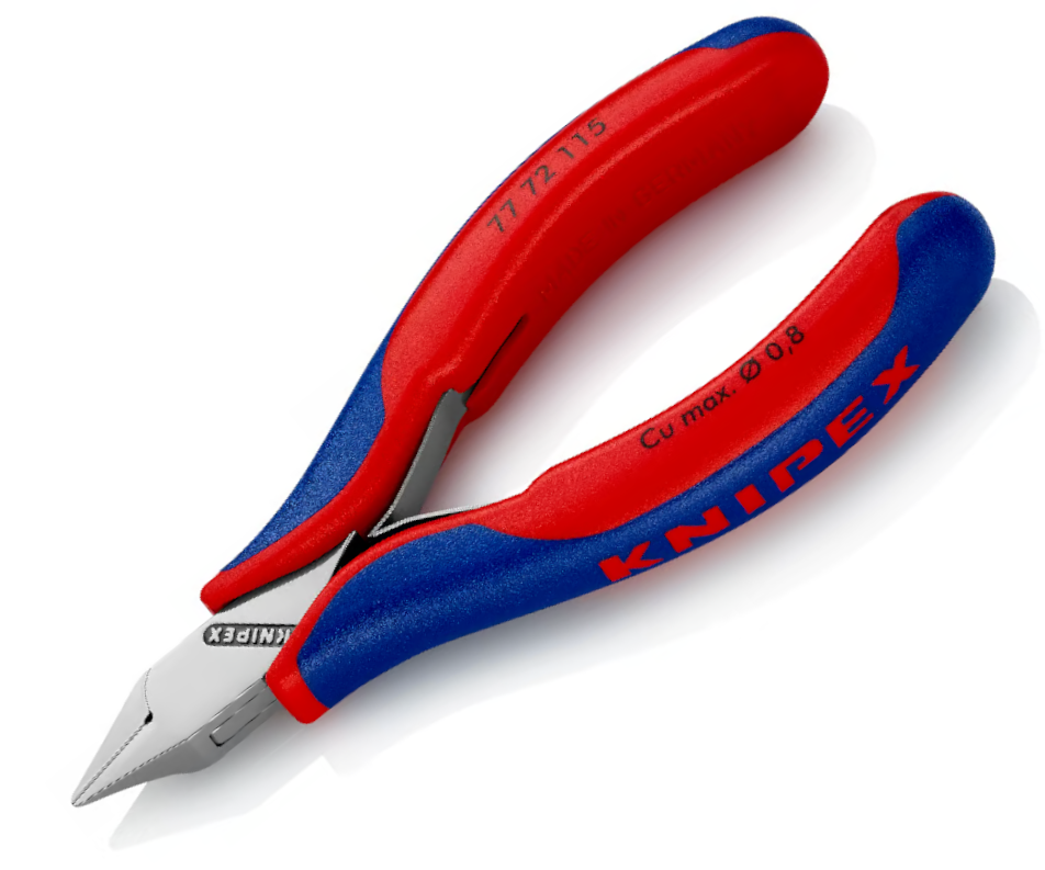 Kleště štípací boční pro elektroniku Knipex 77 72 115