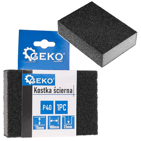 Brusná kostka 70x100x25mm P40 G78550 GEKO