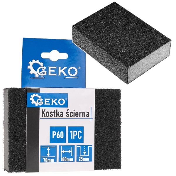 Brusná kostka 70x100x25mm P60 G78551 GEKO