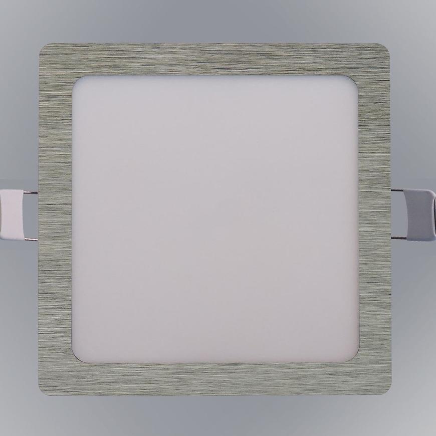 PANEL LED SQUARE 12W 4200K ČTVEREC CHROM Baumax