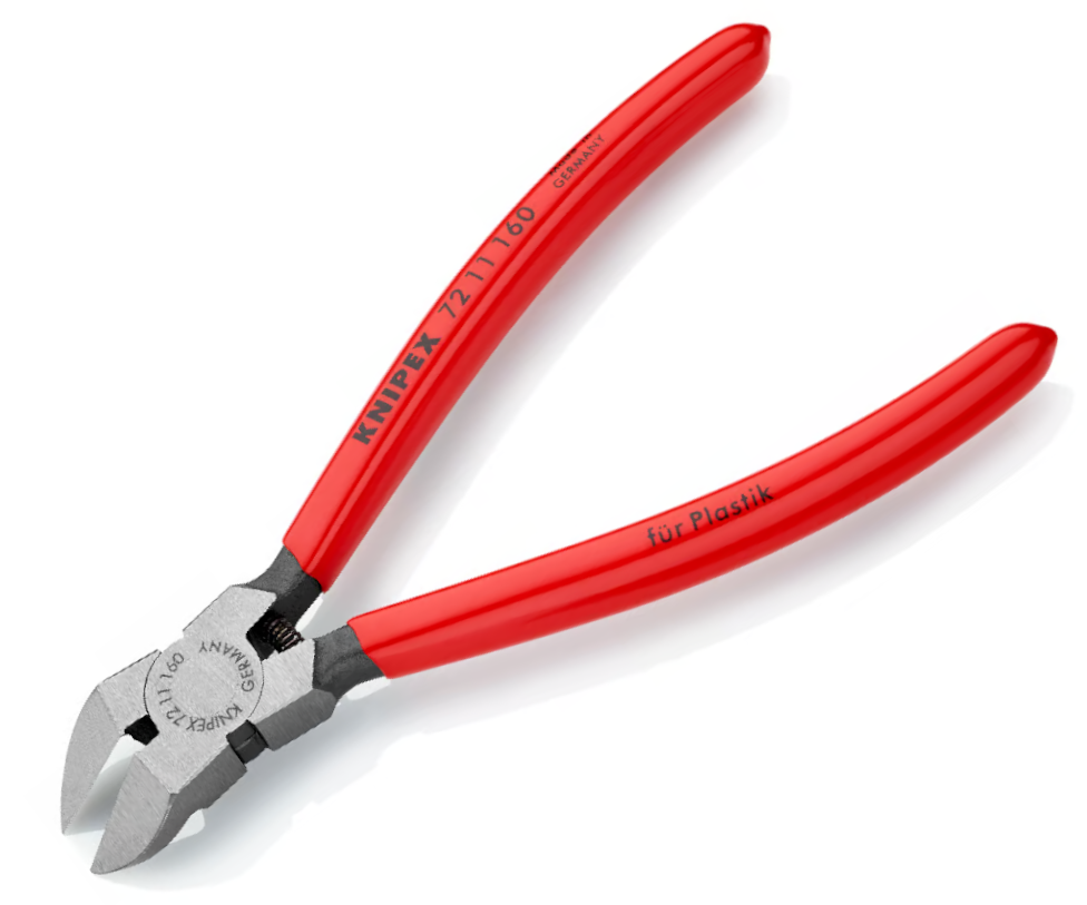 Kleště štípací boční na umělou hmotu 45° 160mm Knipex 72 11 160