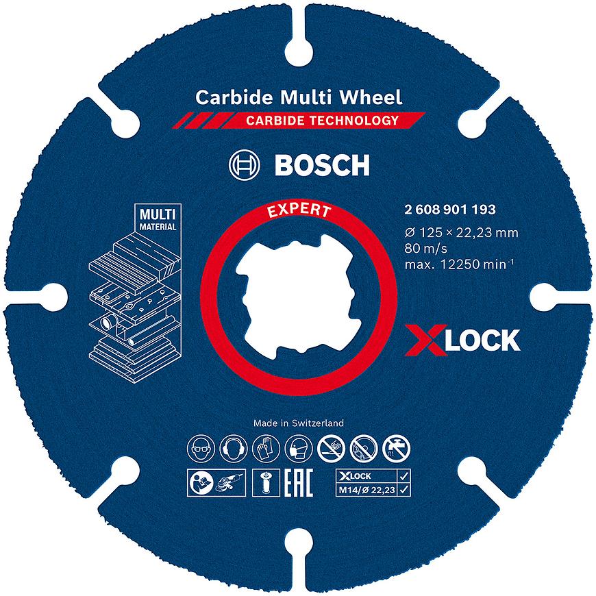 Expert Carbide Multi Wheel X-Lock cutting disc 125 mm Bosch