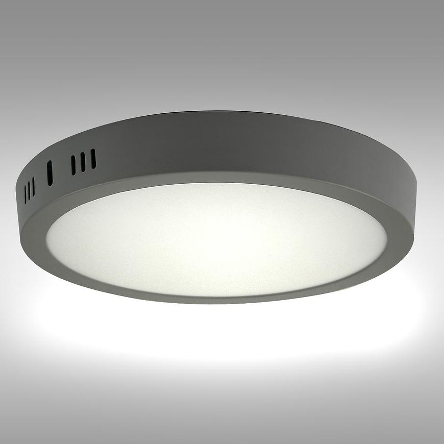 PANEL LED RING 18W 4200K KULATÝ SVĚTLE ŠEDÝ Baumax