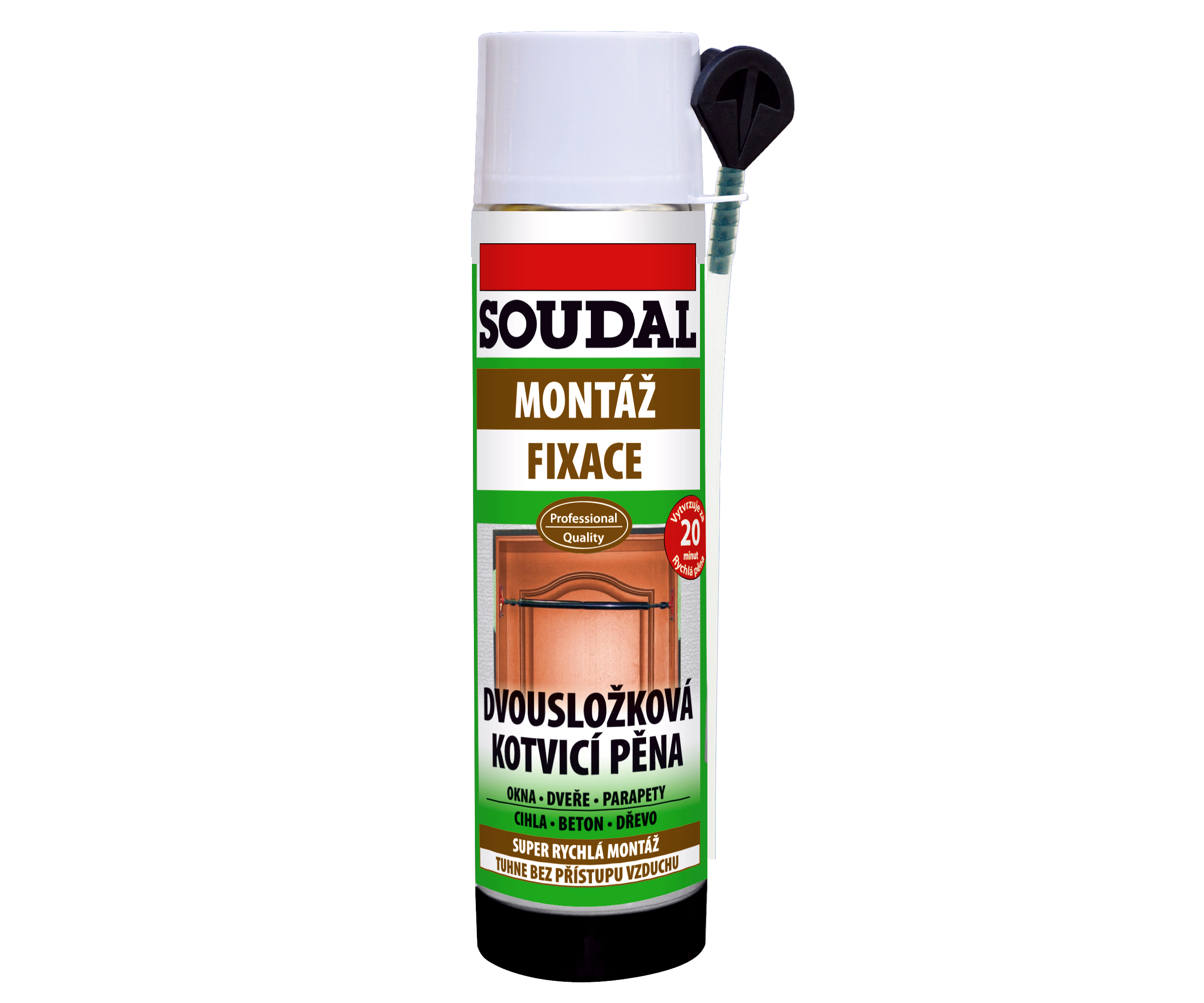 Pěna montážní dvousložková trubičková 400ml Soudal