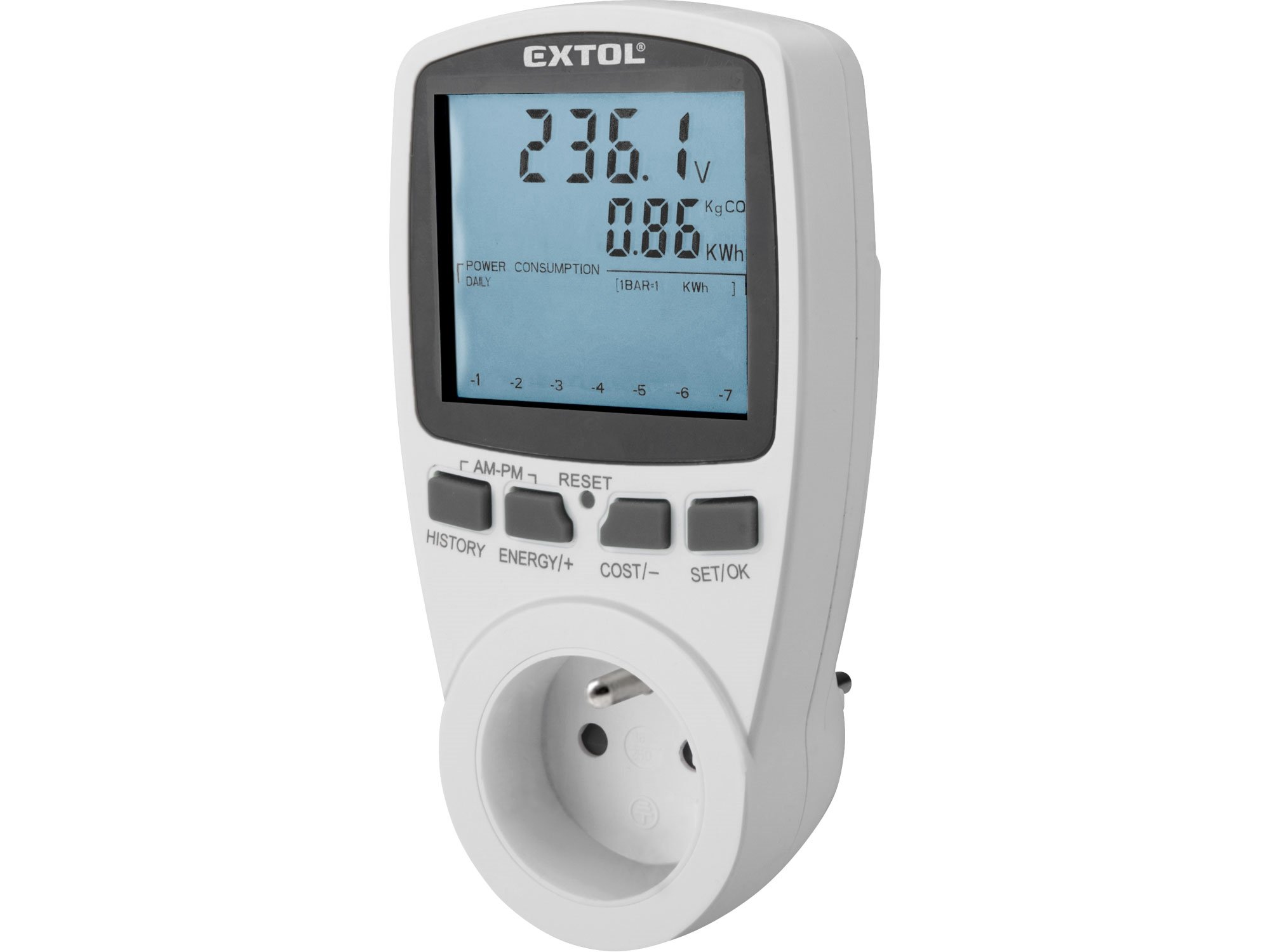 Měřič spotřeby elektrické energie Extol Premium 8831260