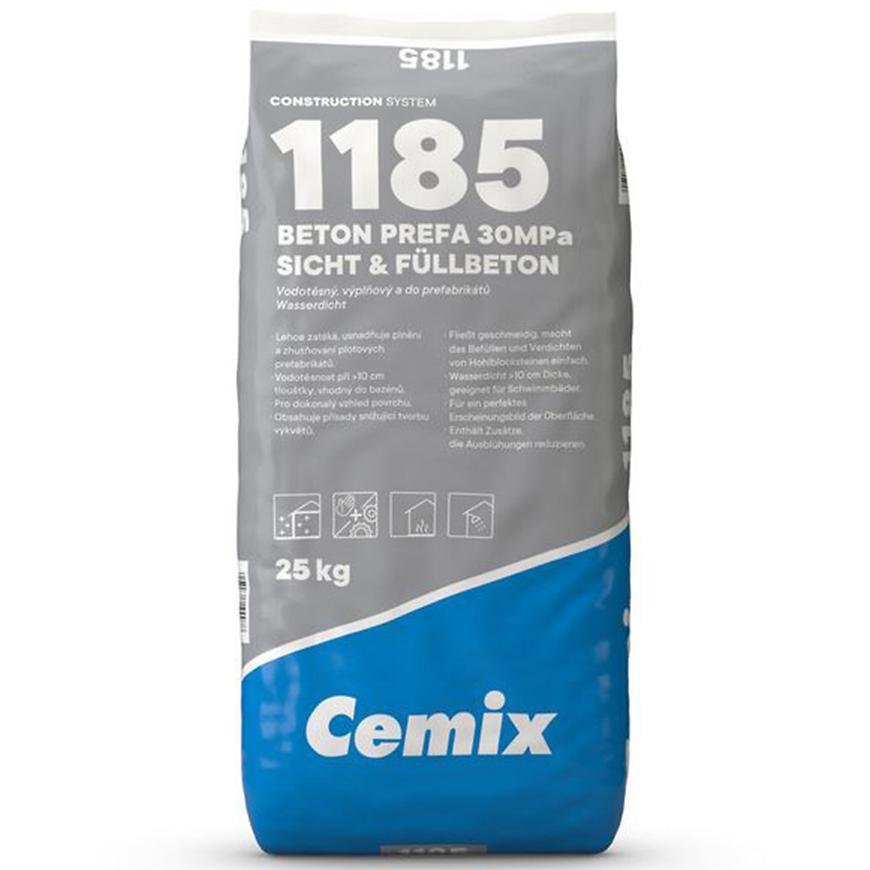 Cemix vyplnicí beton do prefabrikátu 30 MPa 25 kg Cemix