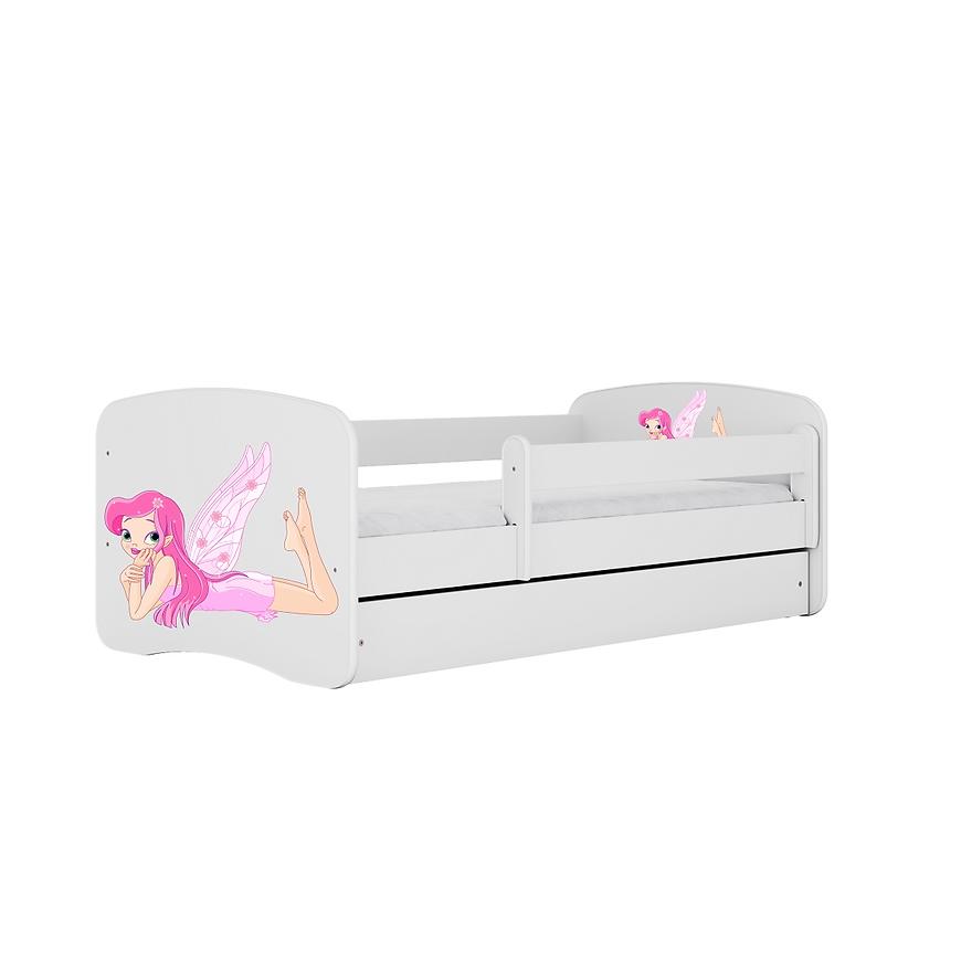 Dětská postel Babydreams+M bílá 70x140 Víla 2 Baumax