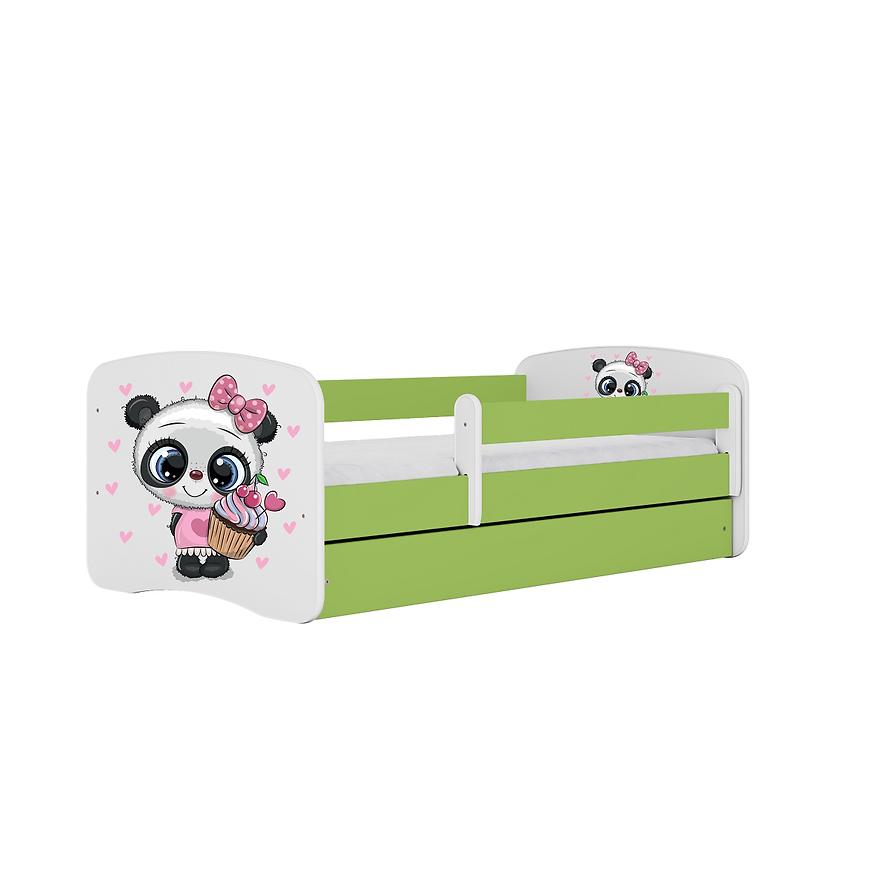 Dětská postel Babydreams+SZ+M zelená 70x140 Panda Baumax